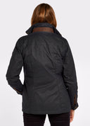 Mountrath, Navy, Ladies Waxed Jacket PRIMALOFT foret