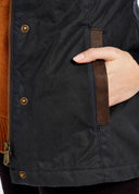 Mountrath, Navy, Ladies Waxed Jacket PRIMALOFT foret