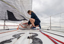 Corfu Women's Crew Jacket, Aquatech, Navy marineblå