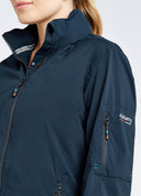 Corfu Women's Crew Jacket, Aquatech, Navy marineblå