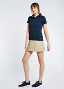 Martinique Women's Short-sleeved Polo, marineblå