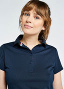 Martinique Women's Short-sleeved Polo, marineblå