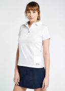 Martinique Women's Short-sleeved Polo, hvid