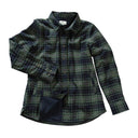 Ladies Tartan Shacket overshirt, grøn/blå/vinrød