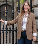 Eden Tweed Hacking Jacket, bracken/wildberries