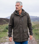 Ardross Pro Field Jacket til mænd, mørk olivengrøn