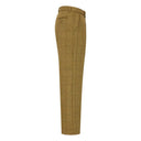 Leighton Men’s Derby Tweed Suit Trousers, lys salvie