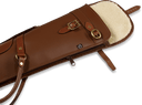 Byland Shotgun Slip zip/flap/håndtag, læder, london tan