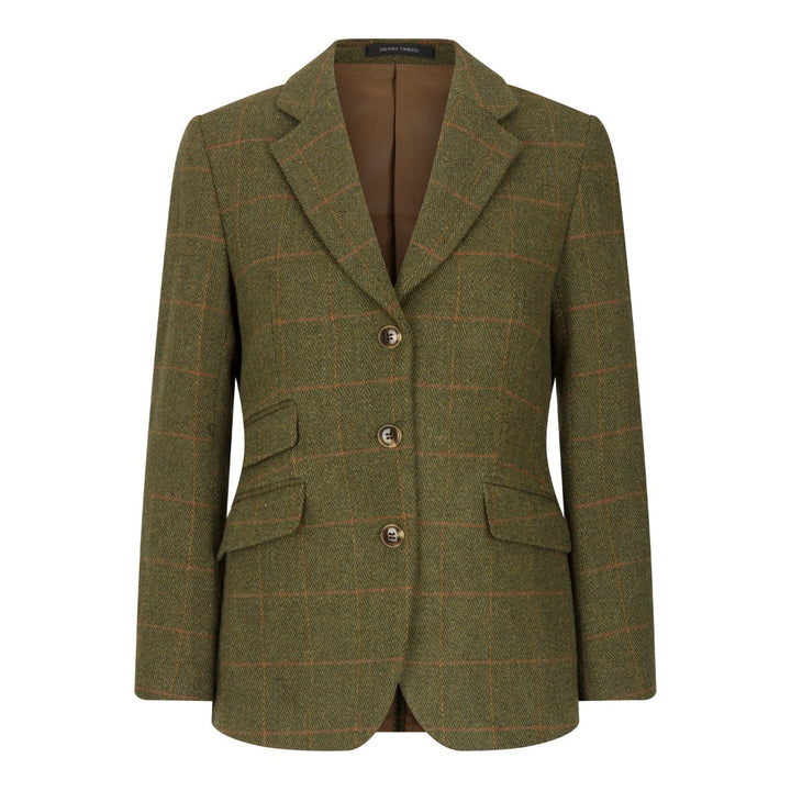Mayland ladies hacking jacket, tweed, mørk grøn