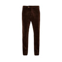 Stride mens fløjlsbukser, brun m. stretch