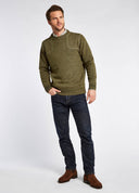Clarinbridge Crew Neck Sweater, Dusky Green olivengrøn