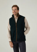Aylsham Mens Fleece Gilet vest, dark navy