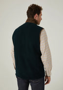 Aylsham Mens Fleece Gilet vest, dark navy