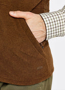 Lifford Fleece Gilet, Walnut