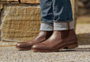 Kerry mens chelsea støvle læder, Mahogany