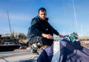 Levanto Men's Crew Jacket let sejlerjakke, navy blå