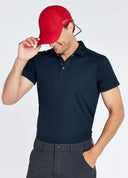 Menton Men's Technical Polo, navy blå