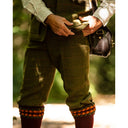 Breeks knickers knæbukser, derby tweed, mørk grøn