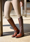 Punchestown Paddock Boot staldstøvle, Nutshell brun