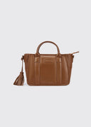 Ramelton Medium Handbag, læder, karamel brun