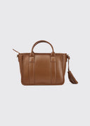 Ramelton Medium Handbag, læder, karamel brun