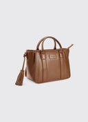 Ramelton Medium Handbag, læder, karamel brun