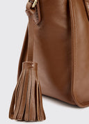 Ramelton Medium Handbag, læder, karamel brun