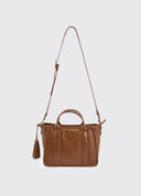 Ramelton Medium Handbag, læder, karamel brun