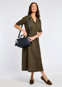 Ramelton Medium Handbag, læder, navy