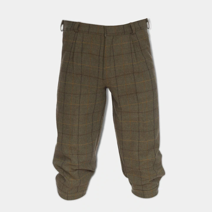 Rutland Mens Tweed Breeks knæbukser, dark moss