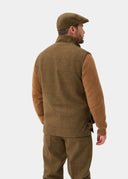 Rutland Mens Tweed Shooting Waistcoat, birch