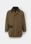Rutland Waterproof Tweed Coat, birch