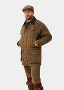 Rutland Waterproof Tweed Coat, birch
