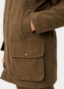 Rutland Waterproof Tweed Coat, birch