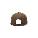 Baseball cap, one size, derby tweed, brun m. rød stribe