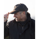Stallington oilskin baseball cap, brun