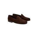 Stanford Men’s Suede Penny Loafer, ruskind, Cigar
