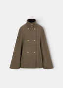 Surrey Ladies Tweed Cape, field maple