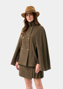 Surrey Ladies Tweed Cape, field maple