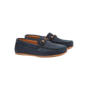 Tasmania Womens Slip-on Loafer mokkasin sejlersko, dame, ruskind, navy marineblå