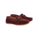 Tasmania Womens Slip-on Loafer mokkasin sejlersko, dame, ruskind, Ox Blood