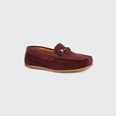 Tasmania Womens Slip-on Loafer mokkasin sejlersko, dame, ruskind, Ox Blood