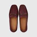 Tasmania Womens Slip-on Loafer mokkasin sejlersko, dame, ruskind, Ox Blood
