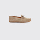 Tasmania Womens Slip-on Loafer mokkasin sejlersko, dame, ruskind, taupe