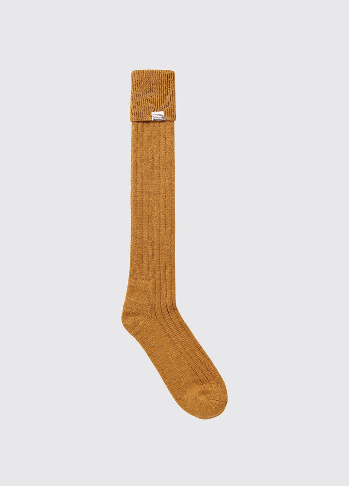 Dubarry Alpaca sokker, lange. mustard