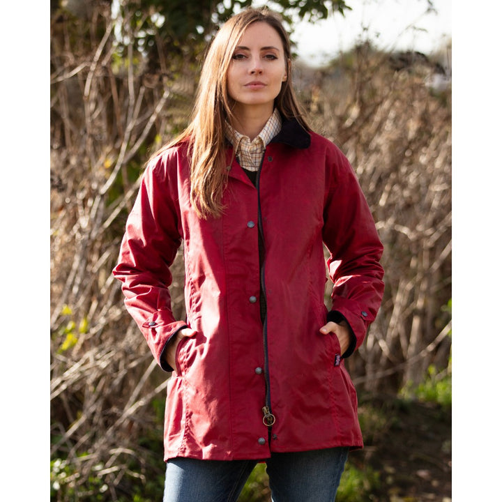 Victoria Ladies oilskinsjakke, rød