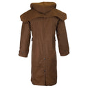 Stockman Long Cape oilskinsfrakke, unisex, mørk beige