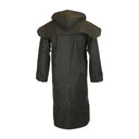 Stockman Long Cape oilskinsfrakke, unisex, mørk grøn