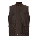 Winchester oilskinsvest, mørk brun