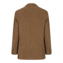 Windsor mens blazer, derby tweed, brun m rød stribe